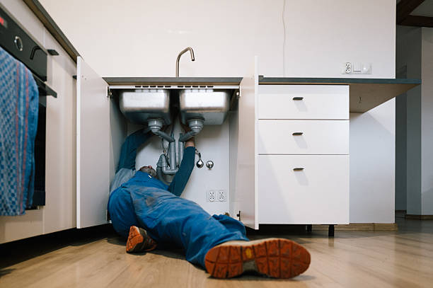 Professional Drain Cleaning technician working in Salt Rock, WV